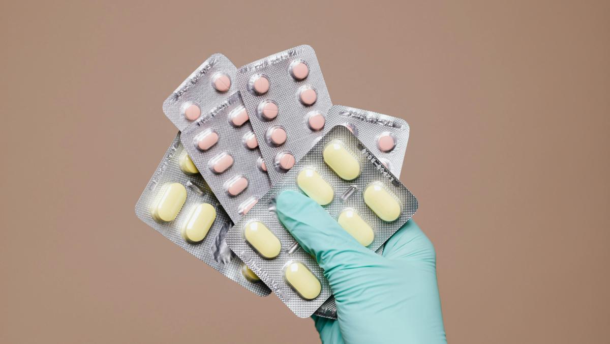 Picture of antibiotic medicines