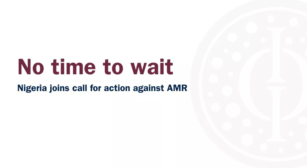 No time to wait: Nigeria joins call for action against AMR